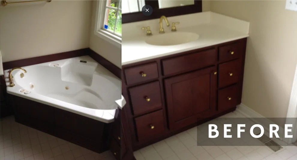 Monochrome Contemporary Bathroom by Booher Remodeling Company - Photo 2