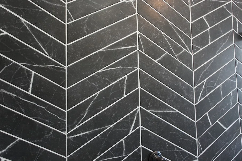 Monochrome Contemporary Bathroom by Booher Remodeling Company - Photo 11