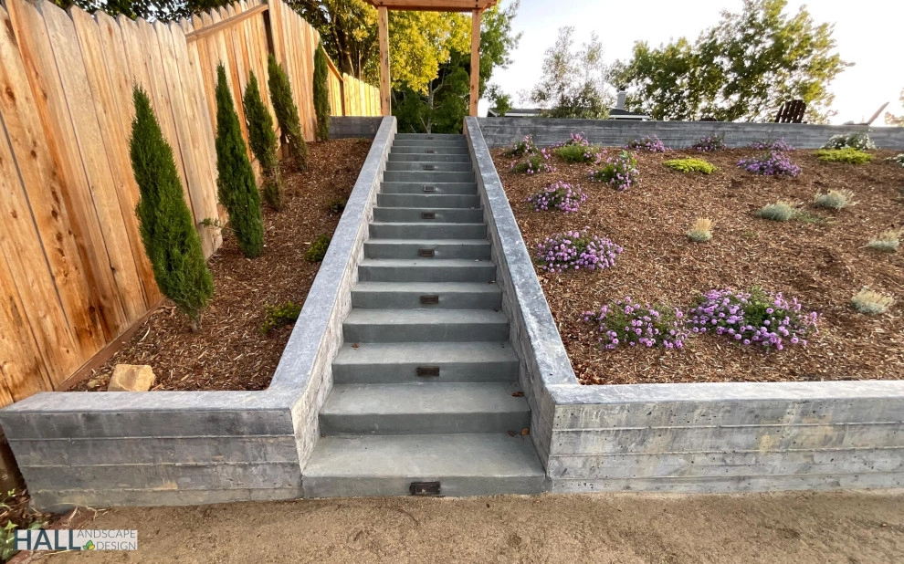 Planted retaining wall by Hall Landscape Design - Photo 7