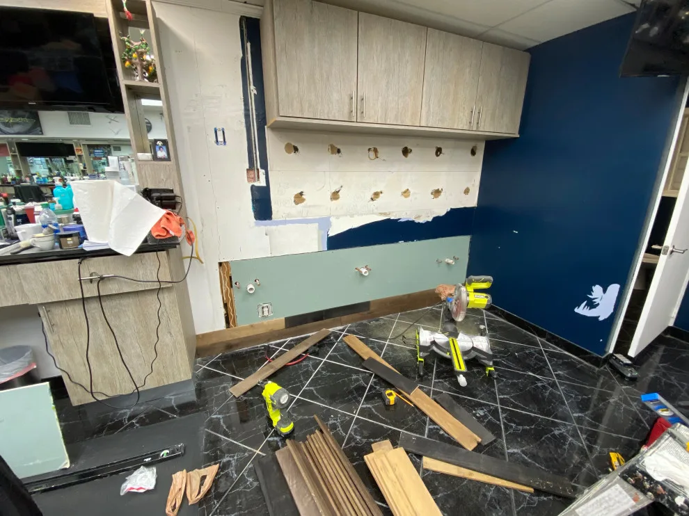 Barbershop Renovation by Abba Construction & Remodeling - Photo 16