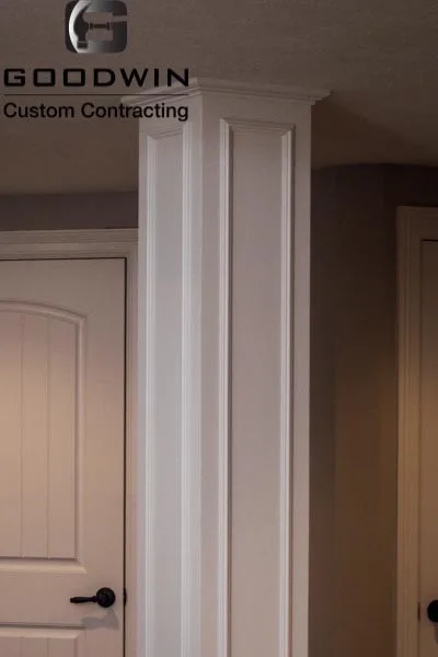 Basement Finishing with Barn Door Design by Goodwin Custom Contracting - Photo 4