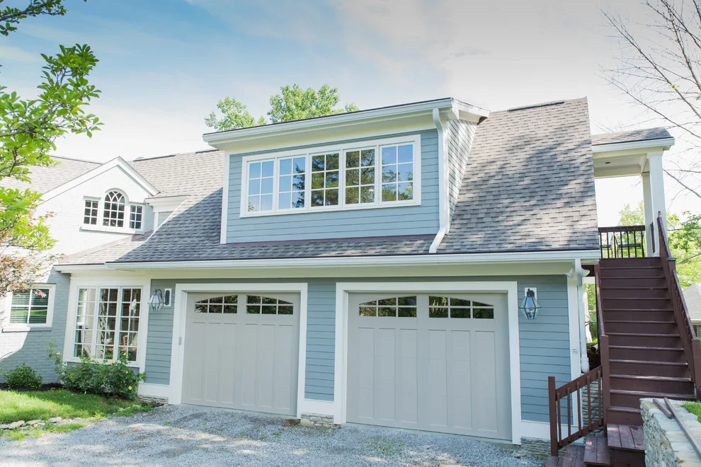 Two-Car Garage with Upper Office by Stonehenge Construction LLC - Photo 2