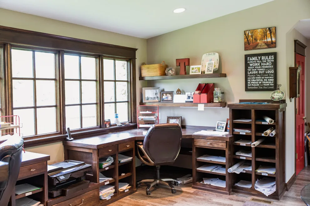 Two-Car Garage with Upper Office by Stonehenge Construction LLC - Photo 5
