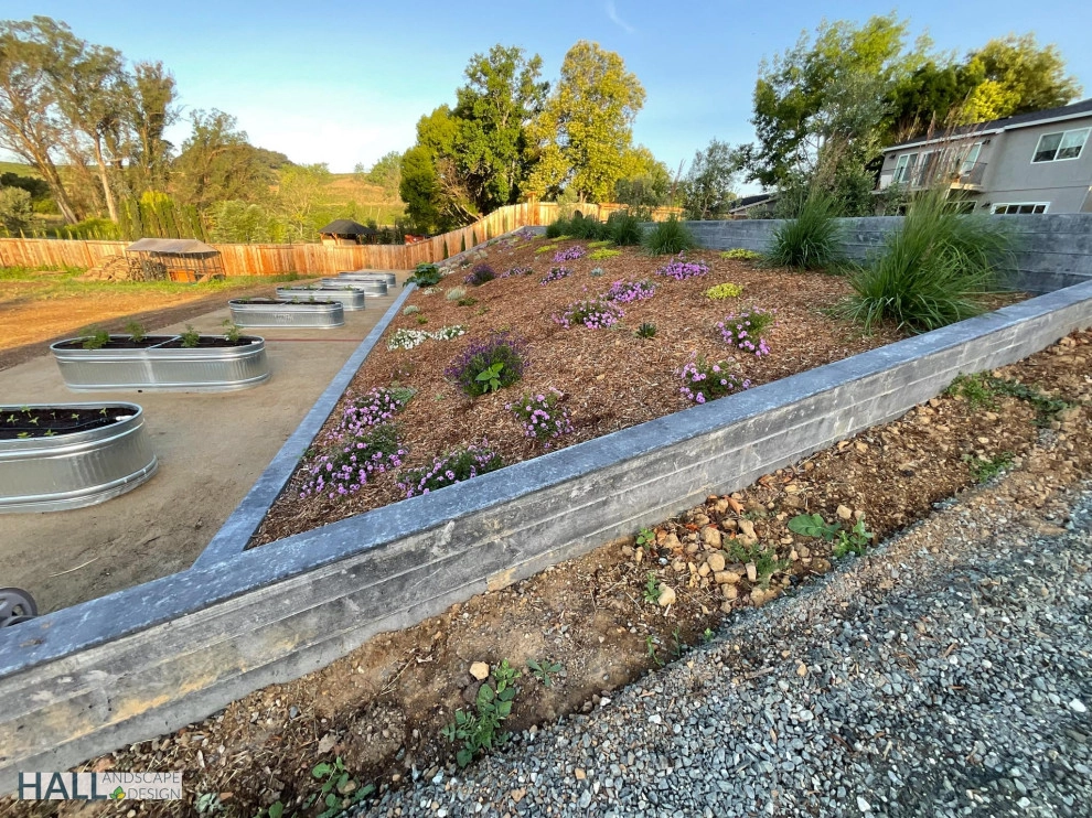 Planted retaining wall by Hall Landscape Design - Photo 5