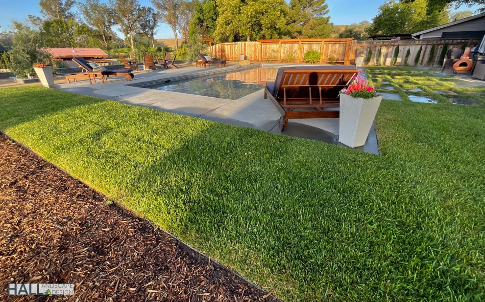 Planted retaining wall by Hall Landscape Design - Photo 21