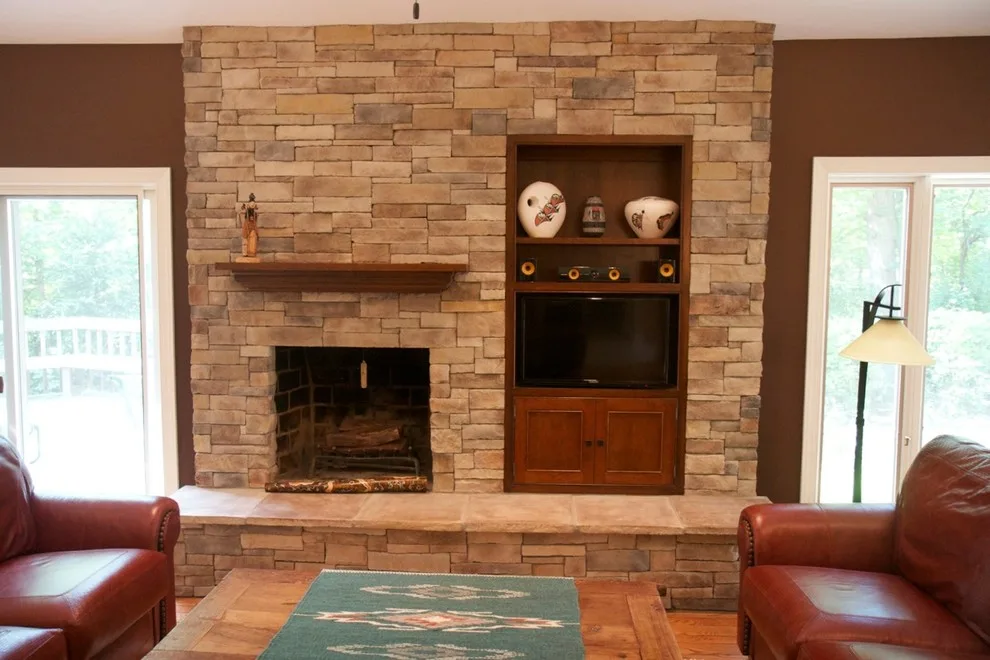 Veneered Stone Fireplaces by HX Home Solutions And North Star Stone - Photo 26