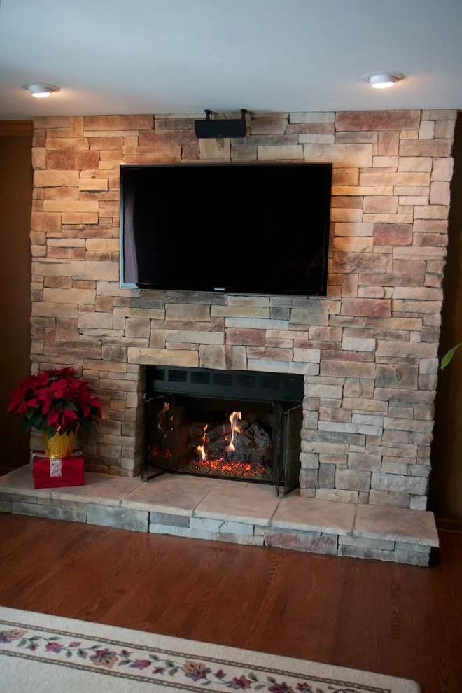 Veneered Stone Fireplaces by HX Home Solutions And North Star Stone - Photo 56
