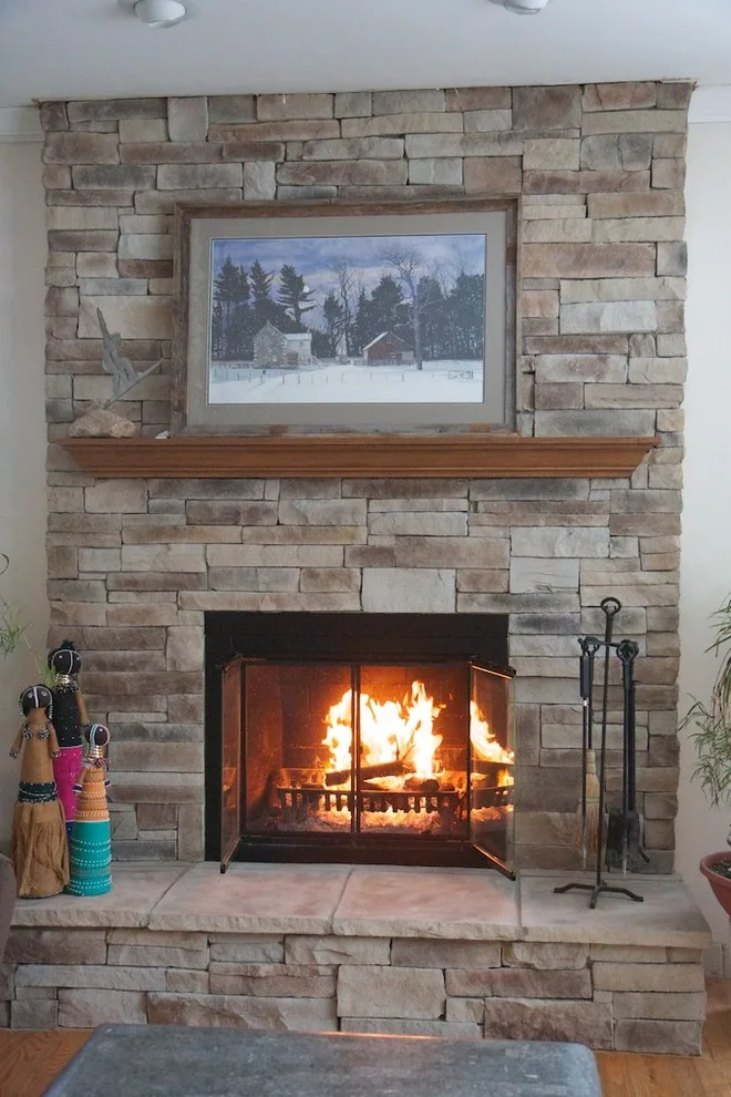 Veneered Stone Fireplaces by HX Home Solutions And North Star Stone - Photo 6