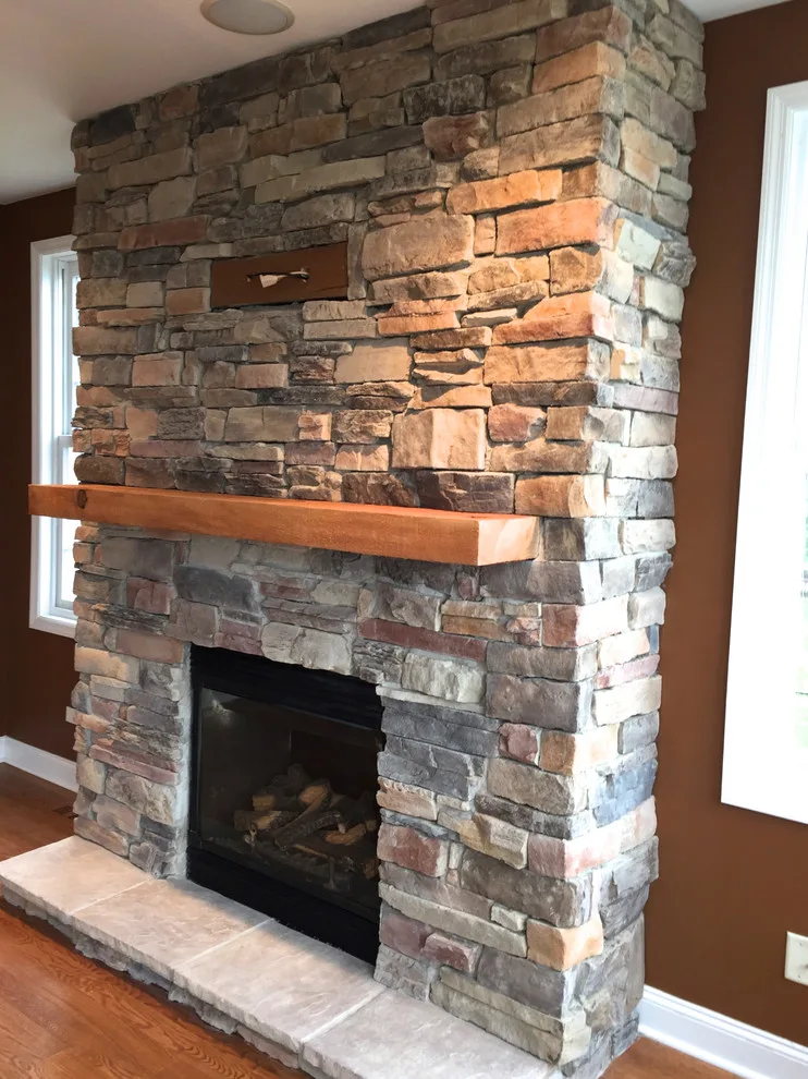 Veneered Stone Fireplaces by HX Home Solutions And North Star Stone - Photo 7