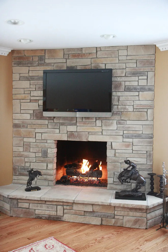 Veneered Stone Fireplaces by HX Home Solutions And North Star Stone - Photo 136