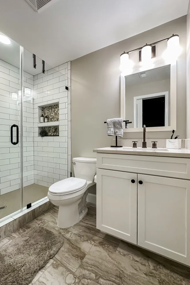 Wheaton Drive Basement and Bathroom Renovation - Burke, VA by WISA Solutions - Photo 15