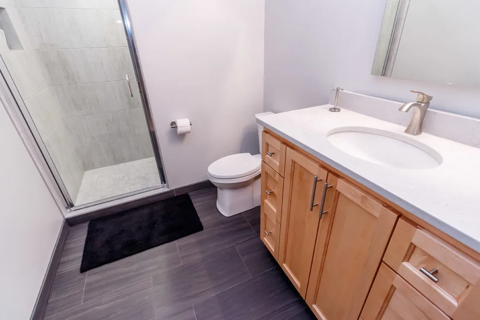 Basement Expansion and Master Bathroom Renovation by Badger Carpentry, Inc. - Photo 2