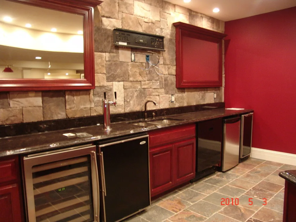 Custom Bar in Clayton Area Basement by Pro Basement Inc. - Photo 3