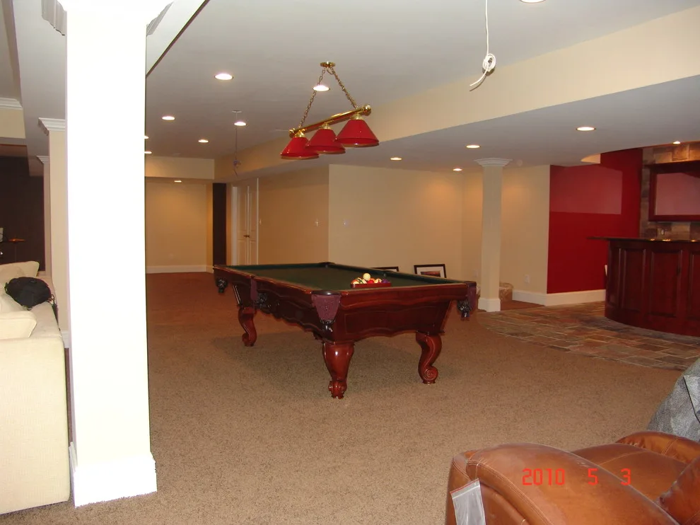 Custom Bar in Clayton Area Basement by Pro Basement Inc. - Photo 2