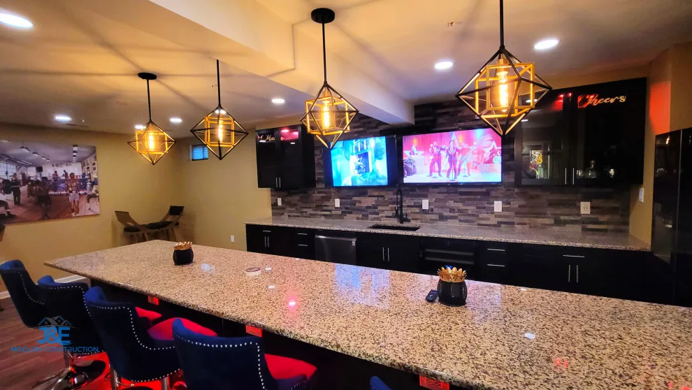Cellar Pub Makeover by J&E Modern Construction LLC - Photo 2
