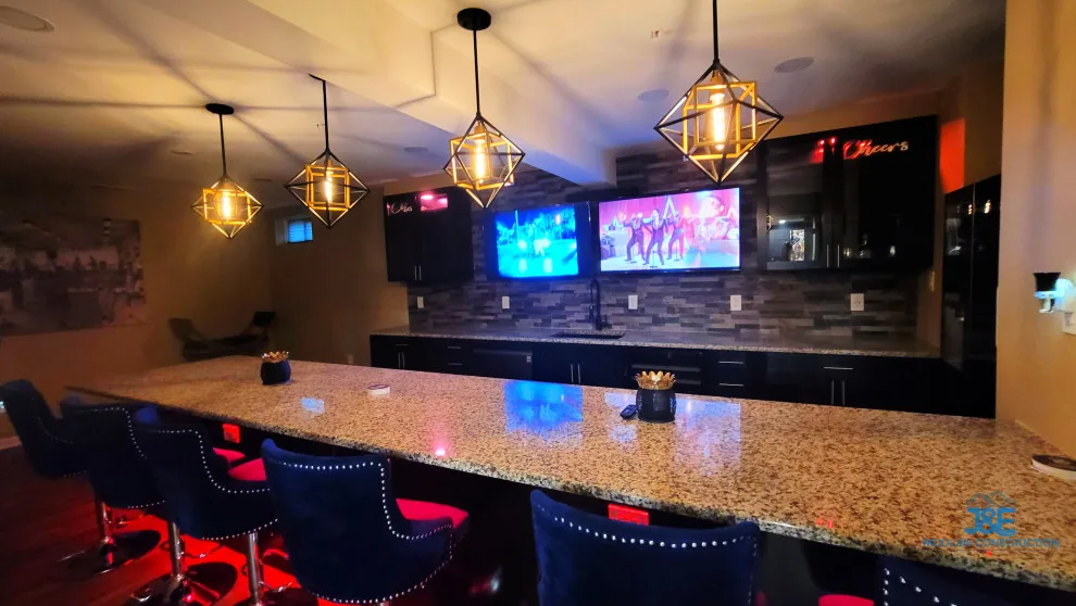 Cellar Pub Makeover by J&E Modern Construction LLC - Photo 15