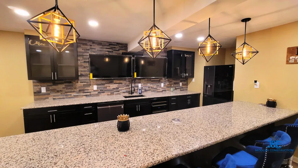 Cellar Pub Makeover by J&E Modern Construction LLC - Photo 4
