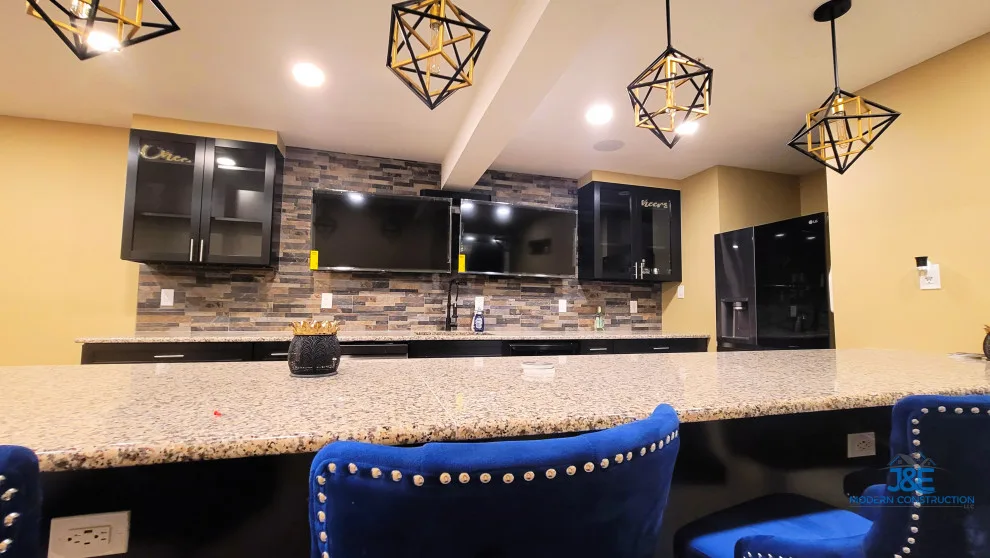 Cellar Pub Makeover by J&E Modern Construction LLC - Photo 13