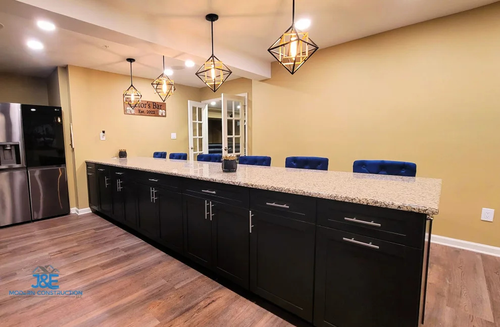Cellar Pub Makeover by J&E Modern Construction LLC - Photo 19