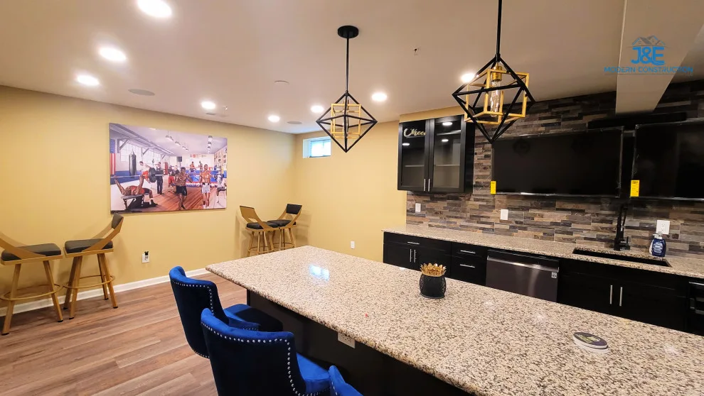Cellar Pub Makeover by J&E Modern Construction LLC - Photo 17