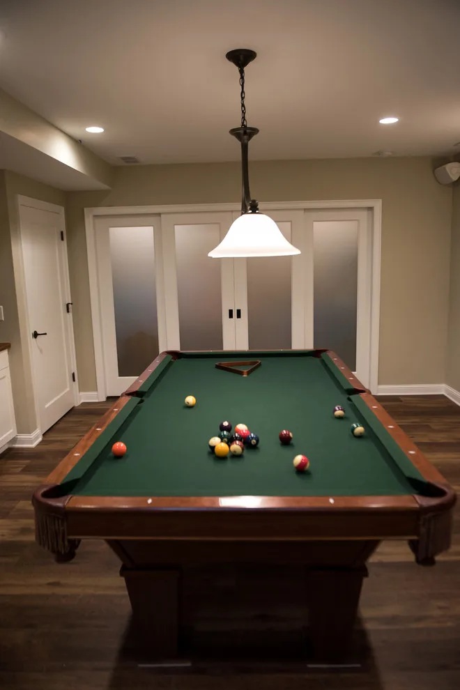Basement Family Room/Game Room/Laundry Area by Sylvestre Remodeling & Design - Photo 4