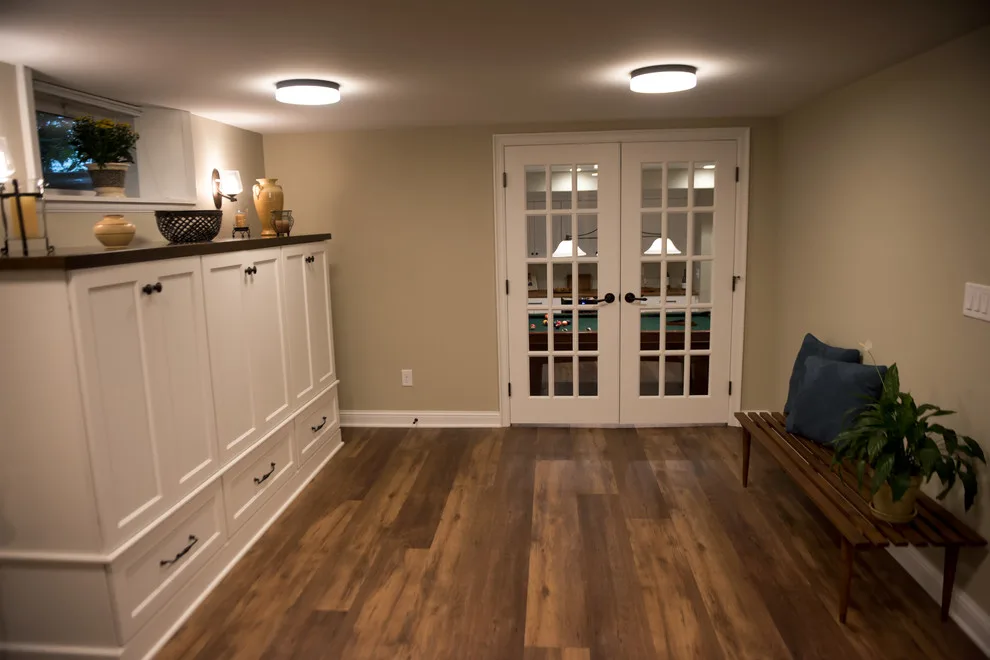 Basement Family Room/Game Room/Laundry Area by Sylvestre Remodeling & Design - Photo 10