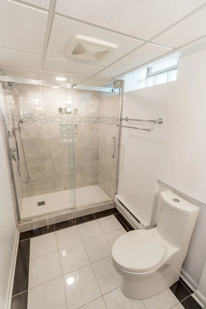 Bathroom Renovation in the Basement by Badger Carpentry, Inc. - Photo 4