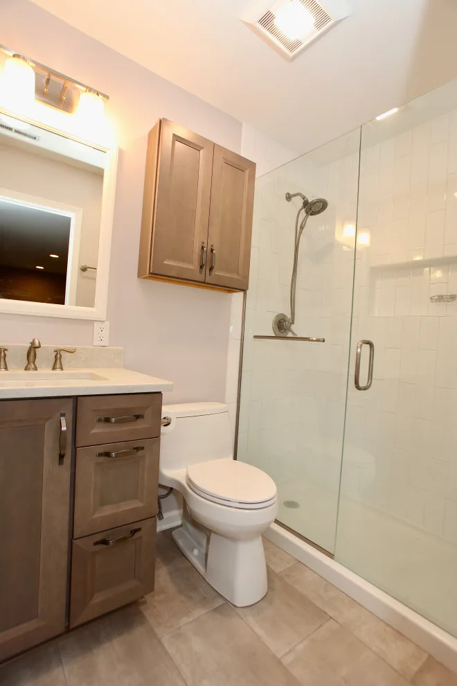 Lower Level Restroom by Booher Remodeling Company - Photo 3