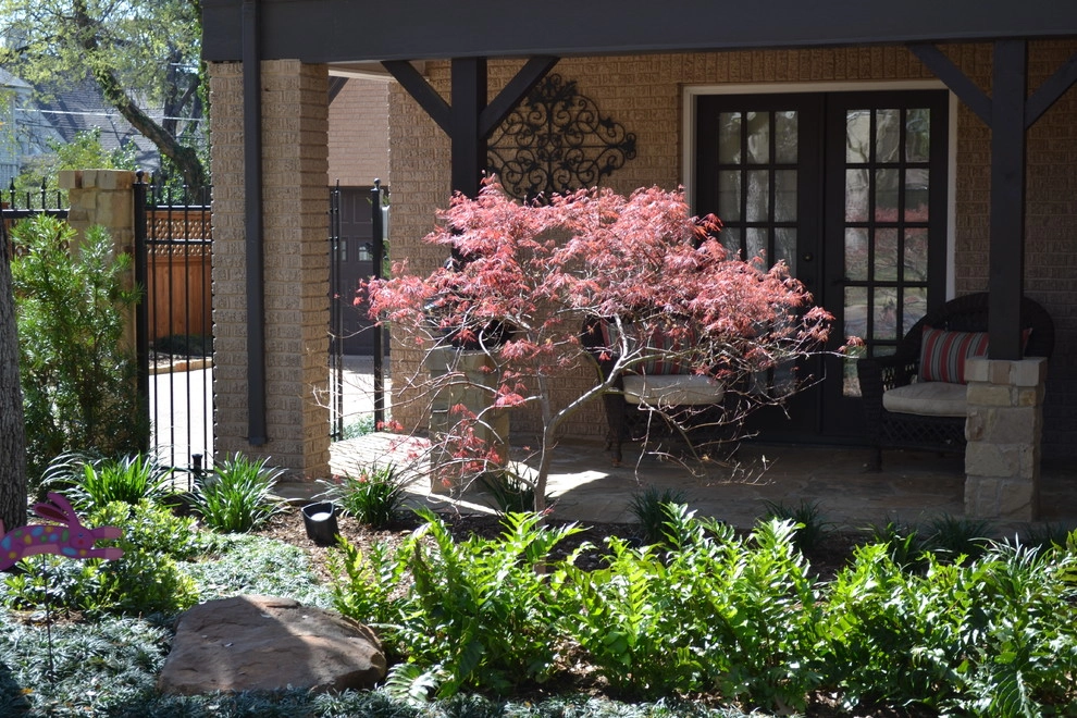 Shady front yard landscaping by Happy Gardens - Photo 3