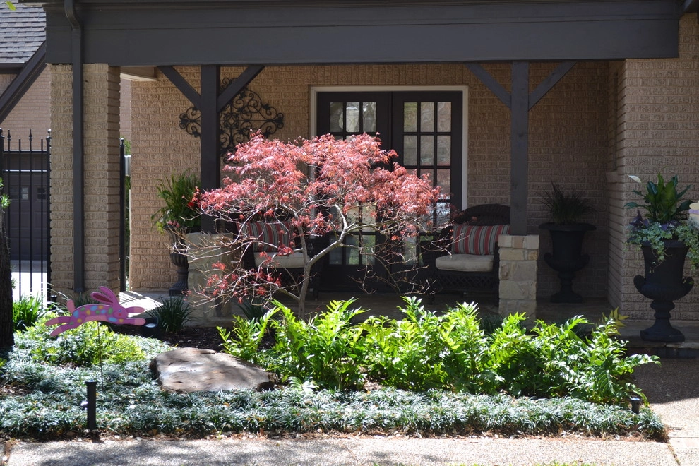 Shady front yard landscaping by Happy Gardens - Photo 6