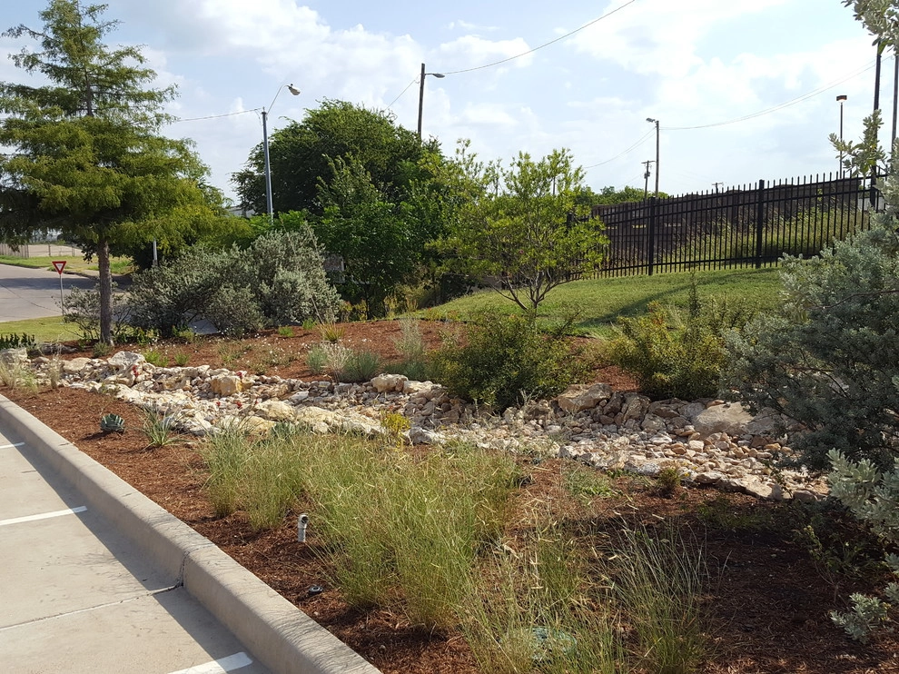 Drought tolerant landscaping with dry creek bed by Happy Gardens - Photo 7