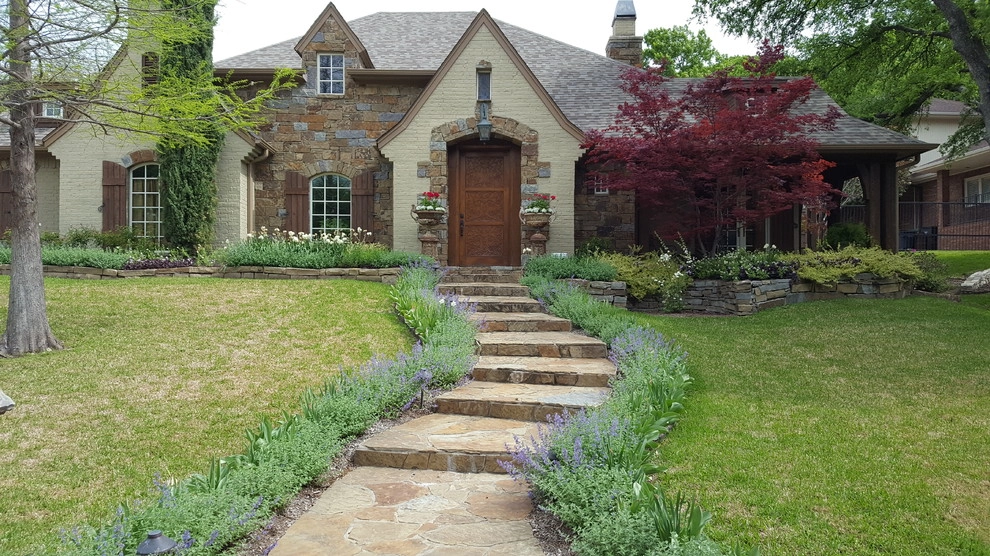 Front yard landscaping by Happy Gardens - Photo 2