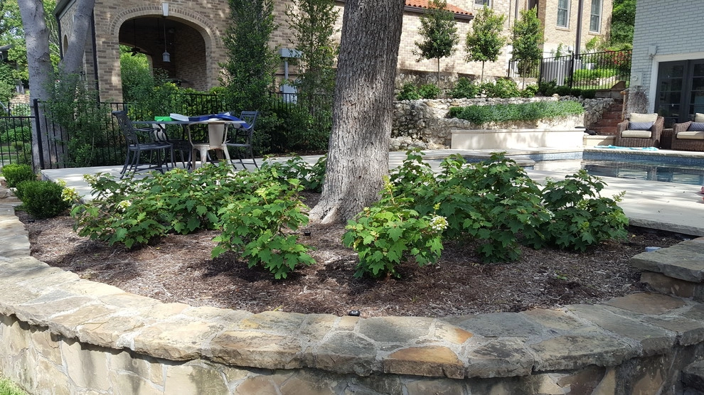 Clean lines backyard landscaping by Happy Gardens - Photo 6