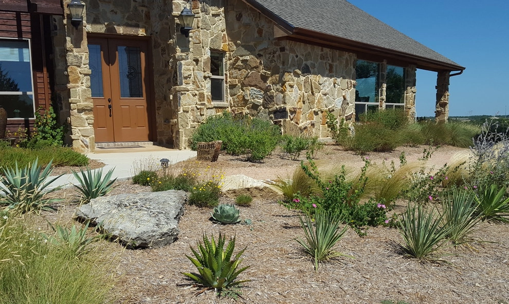 Front yard xeriscape by Happy Gardens - Photo 2