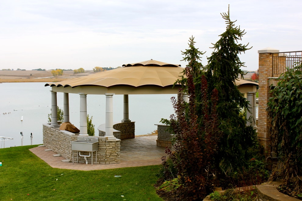 Bennington Stone Outdoor Kitchen by Hardscape Contractors - Photo 3