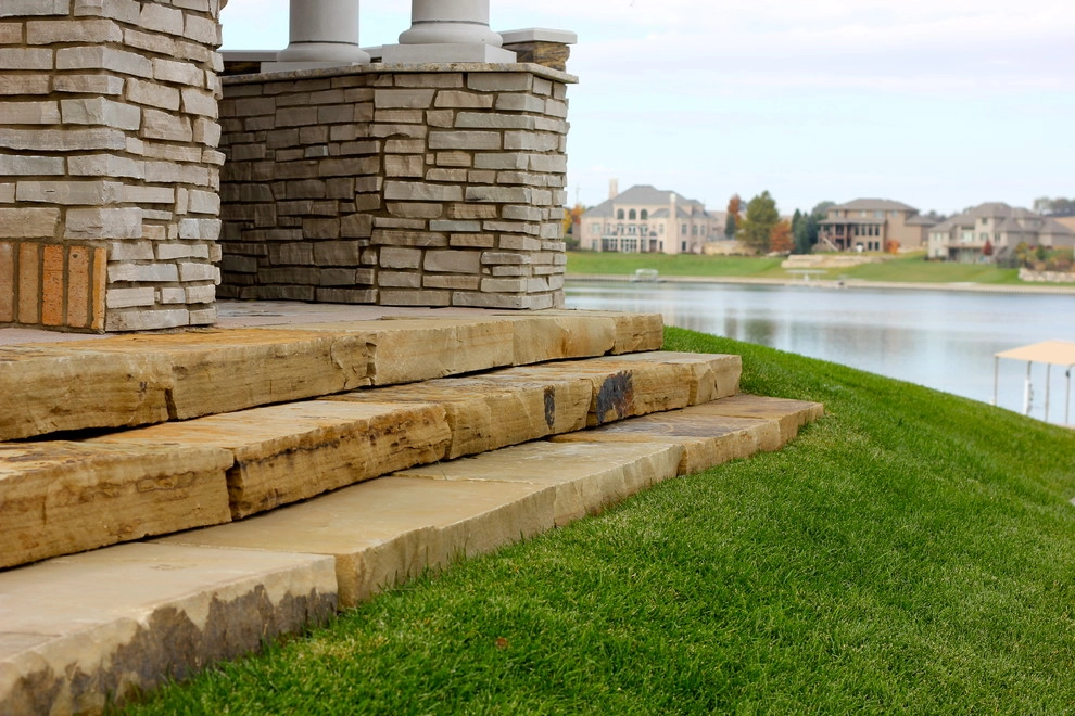 Bennington Stone Outdoor Kitchen by Hardscape Contractors - Photo 6
