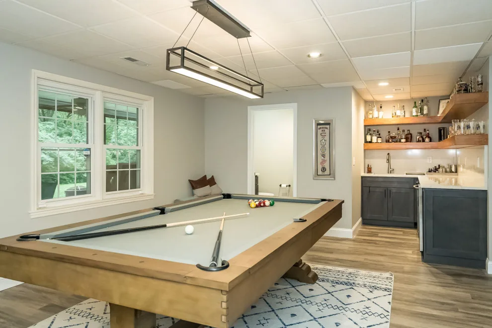 Basement Renovation with Additional Half Bathroom by Lakeside Renovation & Design - Photo 2
