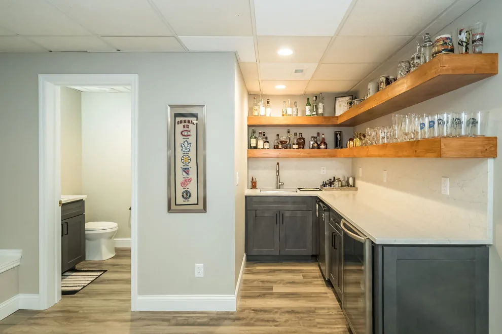 Basement Renovation with Additional Half Bathroom by Lakeside Renovation & Design - Photo 6