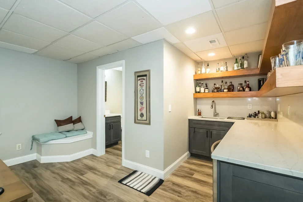 Basement Renovation with Additional Half Bathroom by Lakeside Renovation & Design - Photo 11