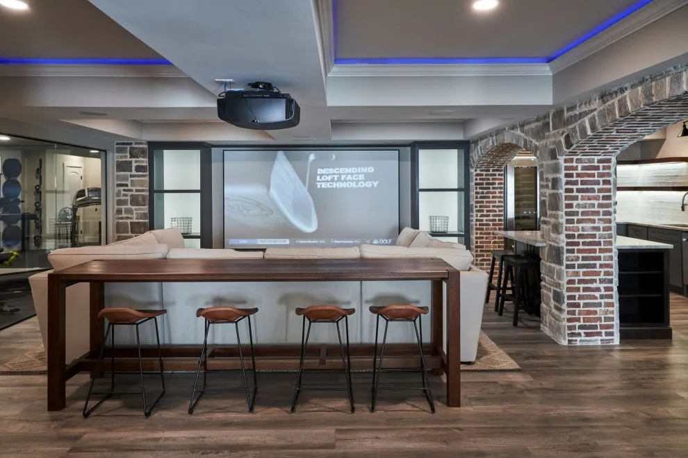 Golf Simulator Basement Renovation by Aptitude Design & Build - Photo 31
