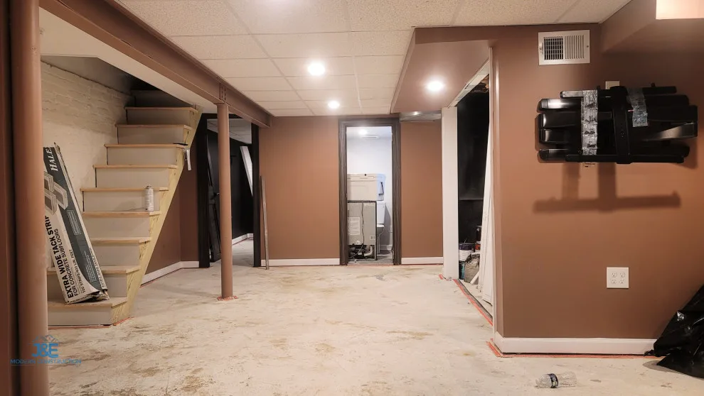Basement Renovation Project 10 by J&E Modern Construction LLC - Photo 3