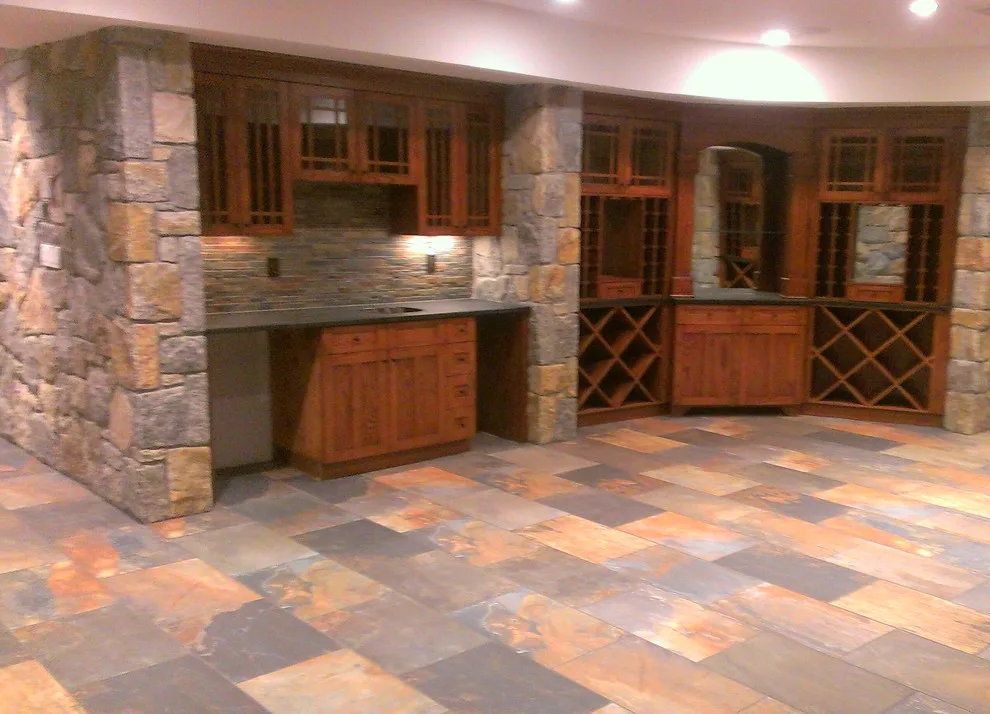 Custom Designed Wine Cellar in Basement Renovation by Wiser Home Remodeling INC - Photo 3