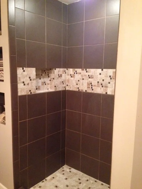 Shower tile for the basement by Home Preservation Specialists Inc - Photo 5