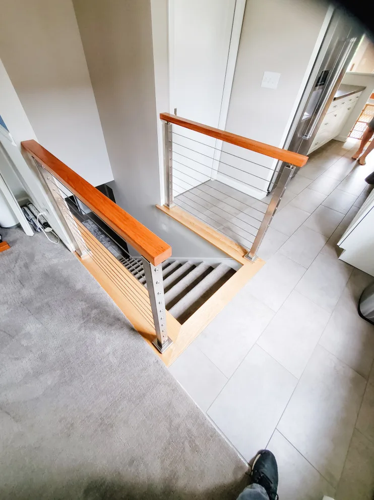 Basement Stair Remodel by Green Line Construction LLC - Photo 2