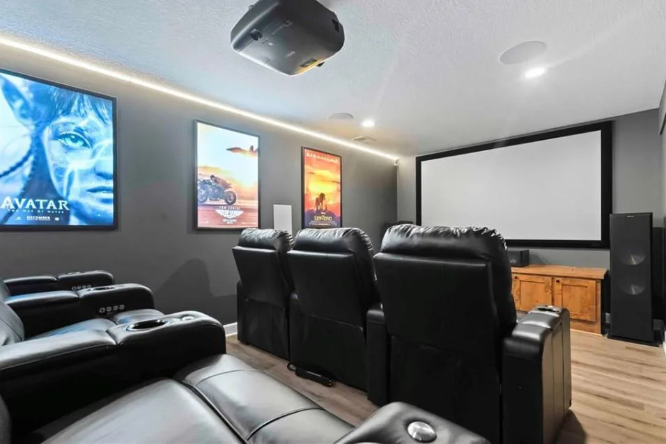 Basement and Theater Renovation by Reliance Construction Group - Photo 4