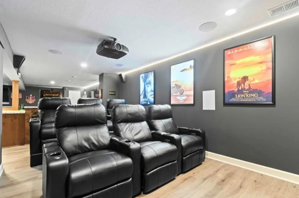 Basement and Theater Renovation by Reliance Construction Group - Photo 2