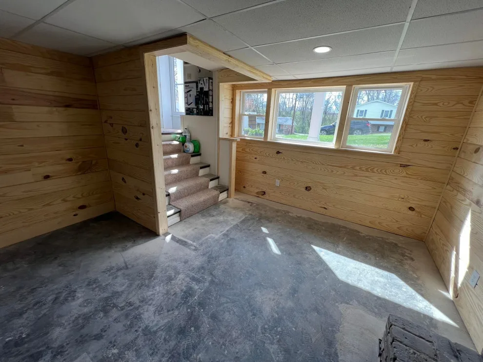 Basement renovation by Unique Contracting & Landscaping, LLC - Photo 2