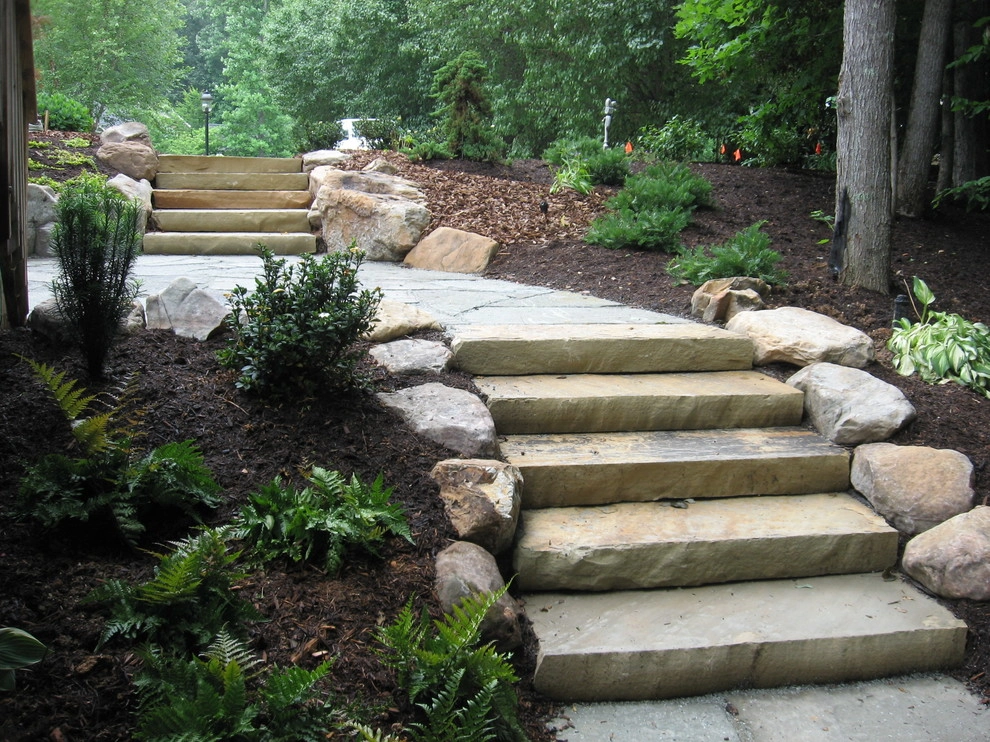 Summerfield Backyard Patio and Plantings by Hawkins Landscape Architecture/TriadGarden - Photo 4