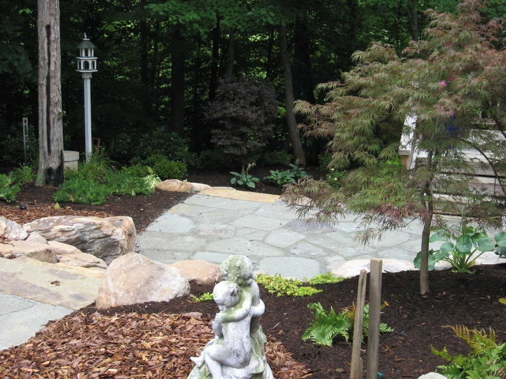 Summerfield Backyard Patio and Plantings by Hawkins Landscape Architecture/TriadGarden - Photo 6