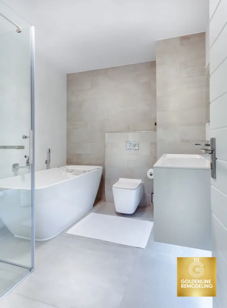 Hidden Hills Bathroom Expansion Project by Goldenline Remodeling - Photo 2